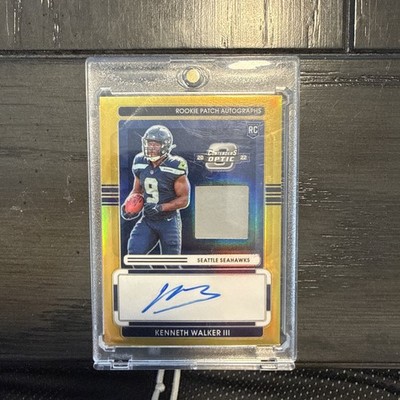 2022 Contenders Optic Gold RPA  Kenneth Walker III RPA  SUPERBOWL MVP RC 2/5