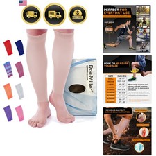 Compression Calf Sleeve for Men Women 20-30mmHg Graduated Support for Run...