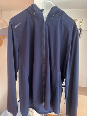 MEN'S ZERO RESTRICTION THE CHAMP HOODIE, SIZE: XL  COLOR: NAVY EUC