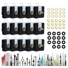 15 Pack Clock Mechanism Replacement Kit with 20 Pairs Clock Hands, Quartz Clo...