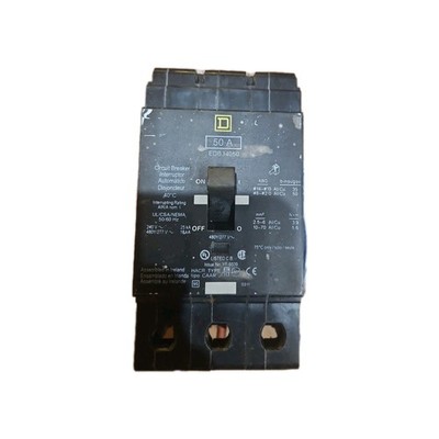 SQUARE D EDB34050 50A 3 P Circuit Breaker