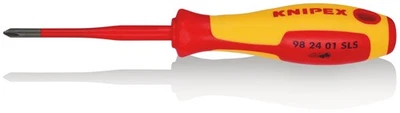 KNIPEX 98 24 01 SLS Schraubendreher (Slim) PlusMinus Phillips® isolierender M...