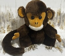 Dakin Stuffed Monkey 8" Plush Toy Vintage 1973 Brown gorilla ape Animal Korea