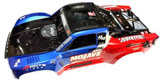 Arrma Mojave 4s 4x4 - Body Shell RED/BLUE w/interior, cage and clips ARA4404