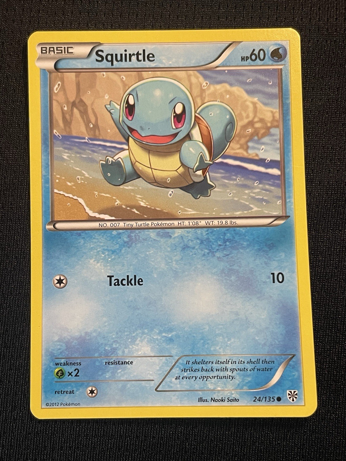 Squirtle 24/135 Plasma Storm Regular LP Condition