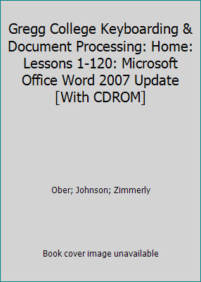 Gregg College Keyboarding & Document Processing: Home: Lessons 1-120:...