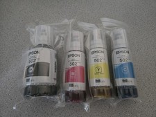 Epson 502 Ink Combo Pack Genuine for ECO-TANK Printers New Sealed