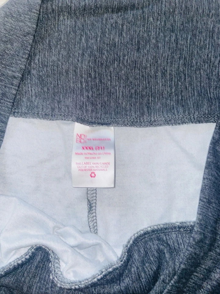 Leggings No Boundaries Gris Talla XXXL (21) Talla Grande Juniors Foto 4 de 4