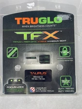 NEW TruGlo TFX Handgun Sight Taurus Millennium G2 709 Slim 740 Slim TG13TA2A
