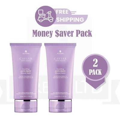 2 x Alterna Caviar Smoothing Anti Frizz Blowout Butter 150ml Hitzeschutz Haar