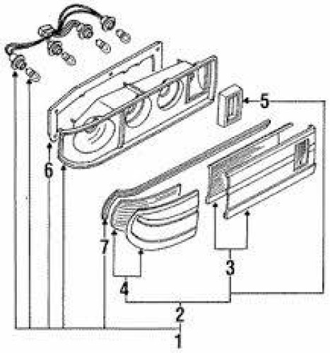 Genuine MAZDA RX7 RX-7 FC3S 89-91 2nd Model Taillight SET Lights Lens Tail Lamp - Picture 4 of 4