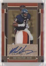 2022 Panini Legacy Ruby 21/25 Mike Singletary #LPA-MS Patch Auto HOF 7ba