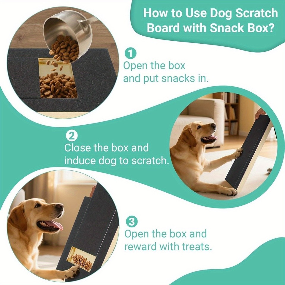 Dog Scratch Pad For Nails Adjustable Wooden Dog Nail File Board With ...
