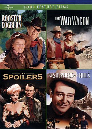 Rooster Cogburn / The War Wagon / The Spoilers (1942) / Shepherd of the Hills Fo