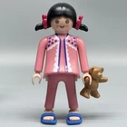 Playmobil Pippi Hospital Patient Female Adult Figure Black Pigtails 7624 3980
