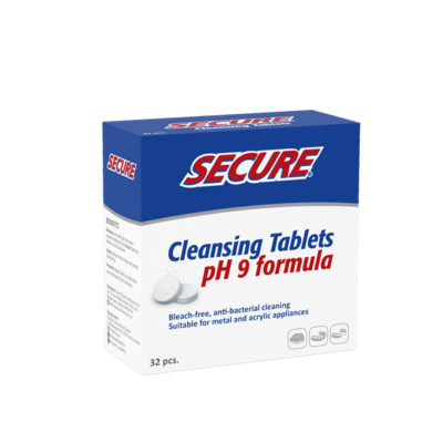 3 x Secure Cleansing 32 Tabletten für Zahnersatz reinigt und erfrischt in 5 Minuten 