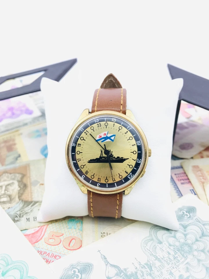 🐧 Rare Raketa 24 Polar Soviet Arctic Expedition Watch 2623 Wristwatch USSR ❄️ - Image 3 of 4