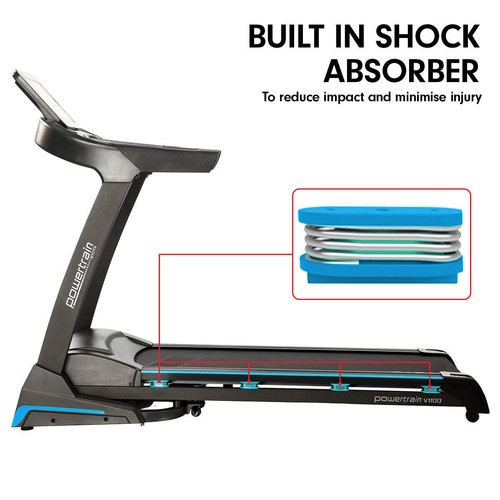 Powertrain V1100 Treadmill with Wifi Touch Screen & Incline - Picture 5 of 12