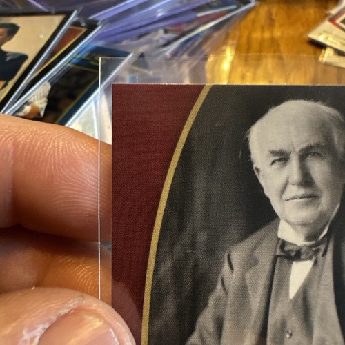 2024 Pieces of the Past Authentic Dual Currency Thomas Edison Relic #DR-TE - Picture 3 of 10