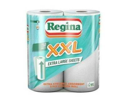 Regina XXL Küchenrolle 2,6,12 Rollen extra großes Blatt EXTRA GROSS GROSS SAUGFÄHIG