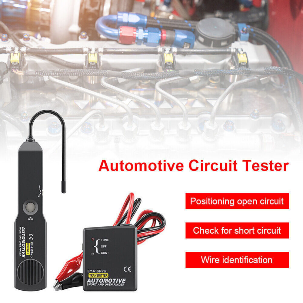 Automotive Short and Open Finder Circuit Tester DC 6-42V Car Wire Tracker Tool