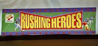 Rushing Heroes - Konami 1997 Arcade Marquee Original