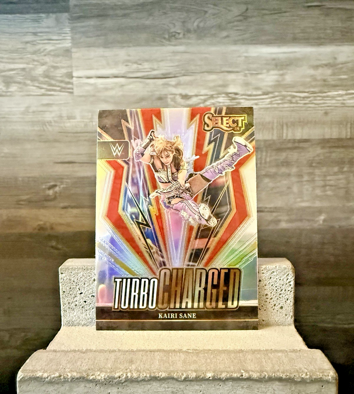2024 Panini Select WWE Kairi Sane #8 Turbo Charged Silver Prizm