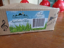 UpBlend Kindness 29" Silver Outdoor Wind Chimes