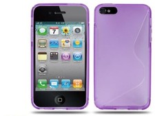 Bumper Shell Cover Phone Case Cover For Apple iPhone 5 Purple