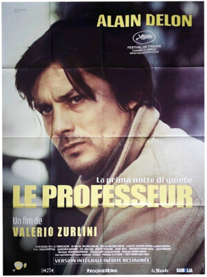 Affiche Pliée 120x160cm LE PROFESSEUR (1972) Alain Delon Lea Massari ...