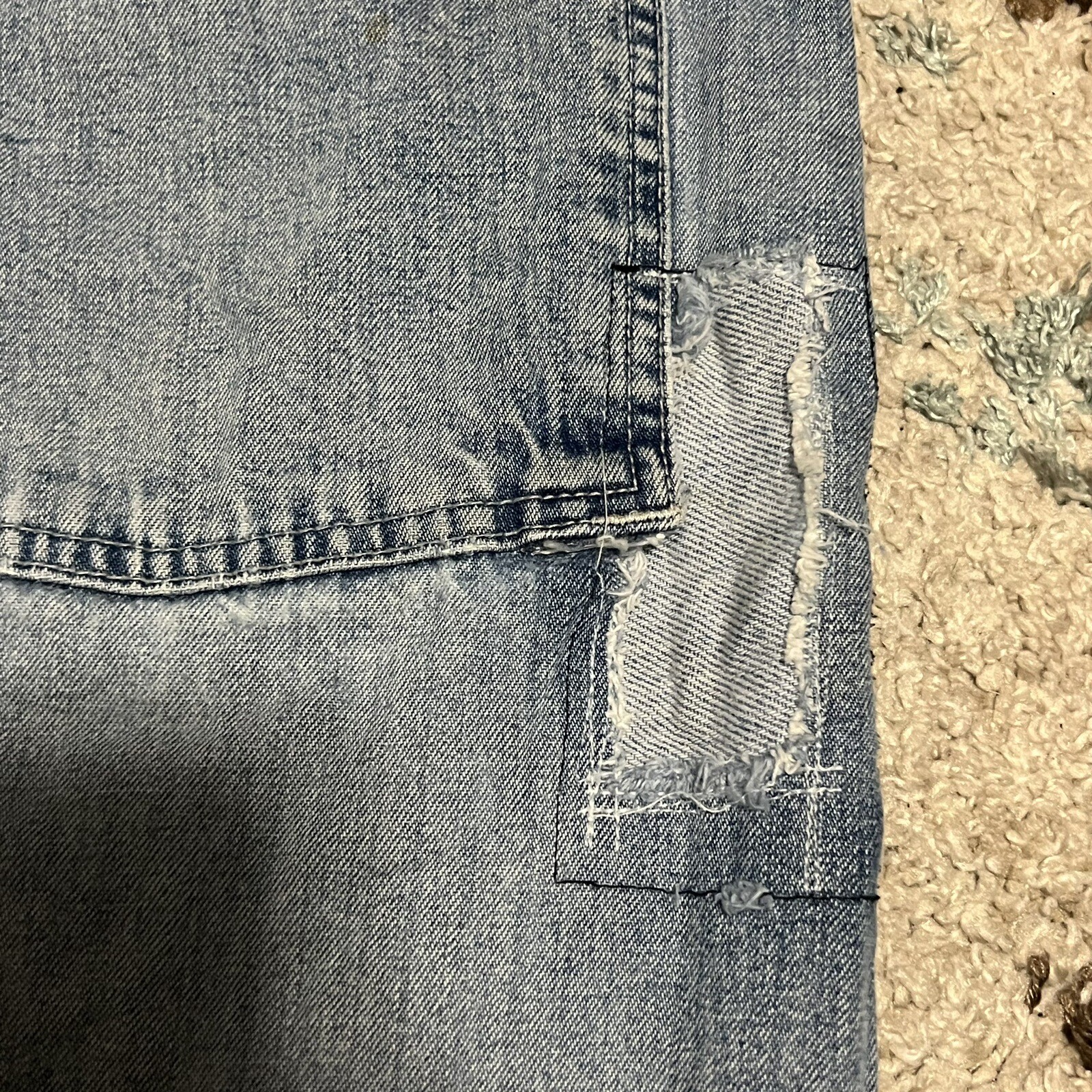 Vintage Levi's Silvertab Patchwork Carpenter Jean… - image 6