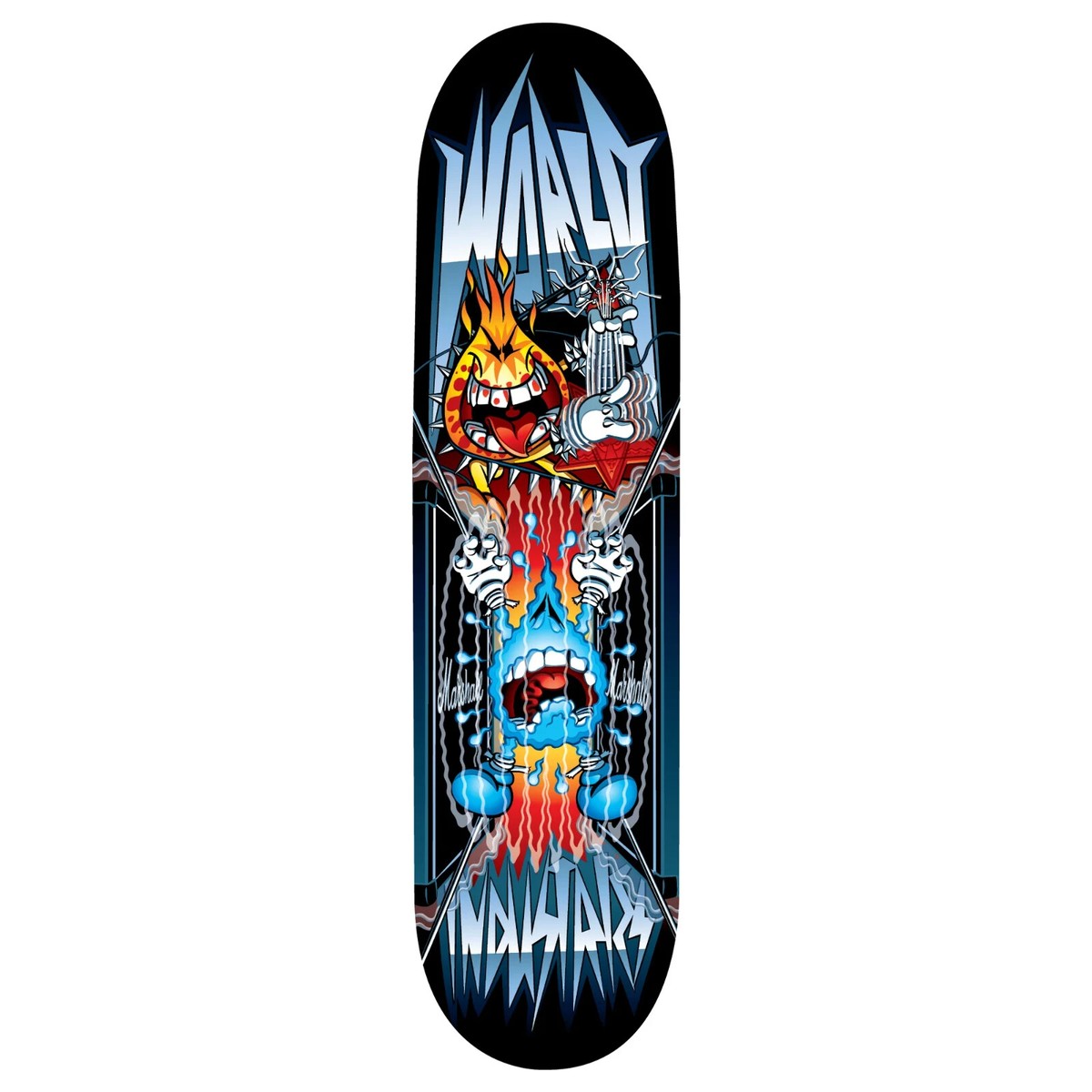 Lot De 2 Skateboards Vintage World Industries Wet Willy & Flame Boy - Taille Réelle