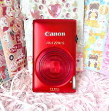 Canon IXUS 220HS 12.1MP Digital Camera Red English Language -98 NEW
