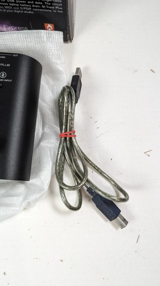 M-Audio M-Track Plus Two-Channel Portable USB Audio and MIDI Interface Boxed - Image 4 of 4