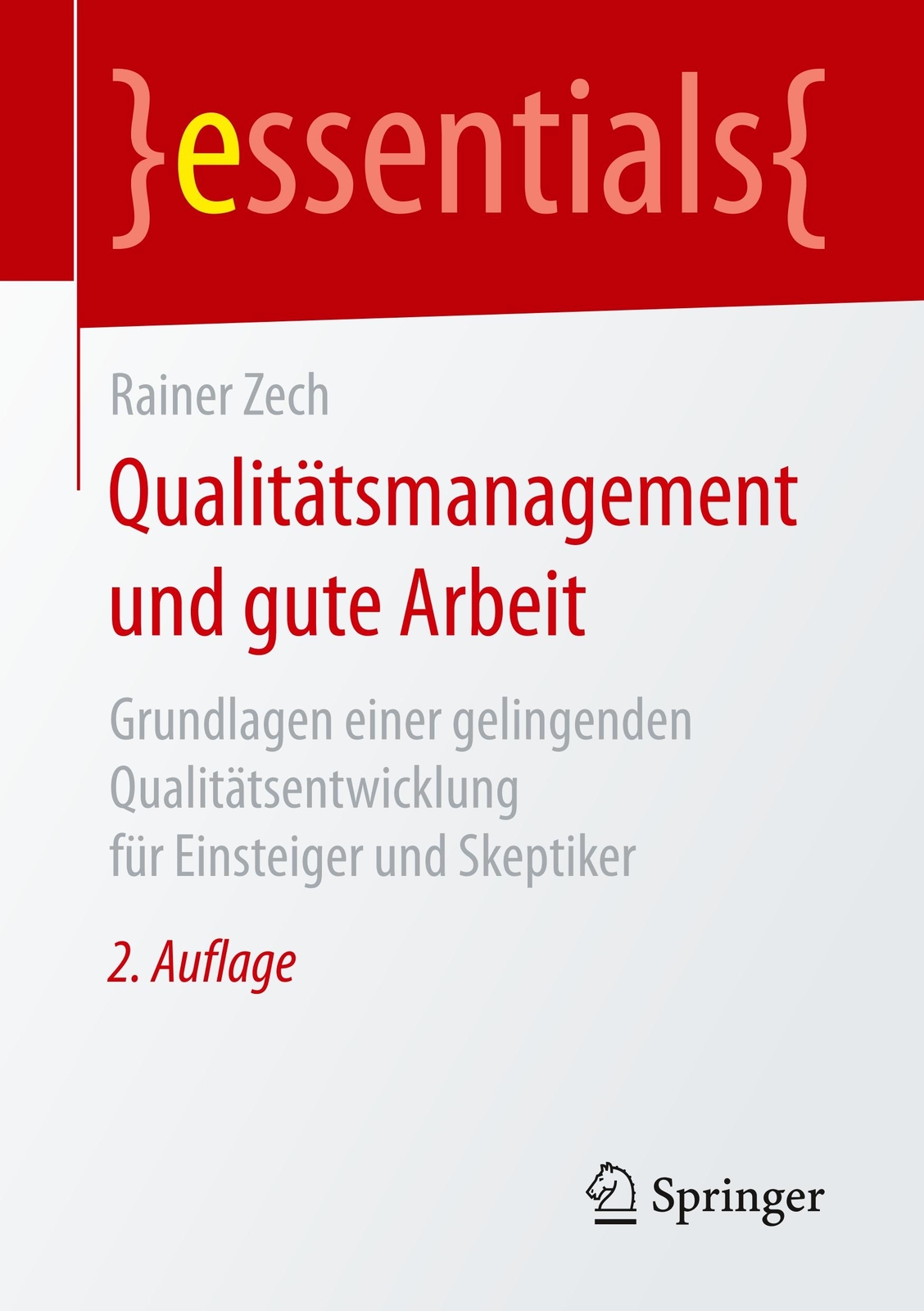 Thumbnail - Qualitätsmanagement Und Gute Arbeit, Rainer Zech