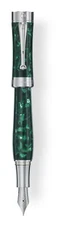 Montegrappa Bartolomeo Ferracina LE Malachite Green Fountain Pen 18kt M nib MIB