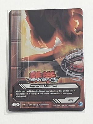 Epic Battles TCG Tekken Jinpachi Mishima H172 Hidden Rare Foil Card (lower left)