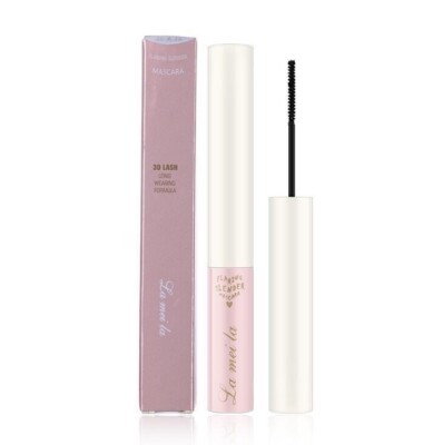 3D Ultrafeiner Pinsel Schwarz Mascara Wasserdicht Matt Schlank Wimpern Make-up
