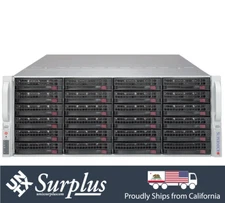 Prebuilt Storage Server 4U 36 Bay 2x Xeon 6130 16C 128GB Dual 40GB QSFP NIC