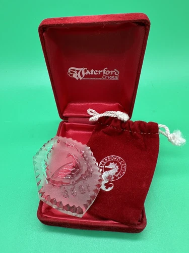 VTG 1989 Waterford Crystal Ornament 12 Days of Christmas - Six Geese a Laying