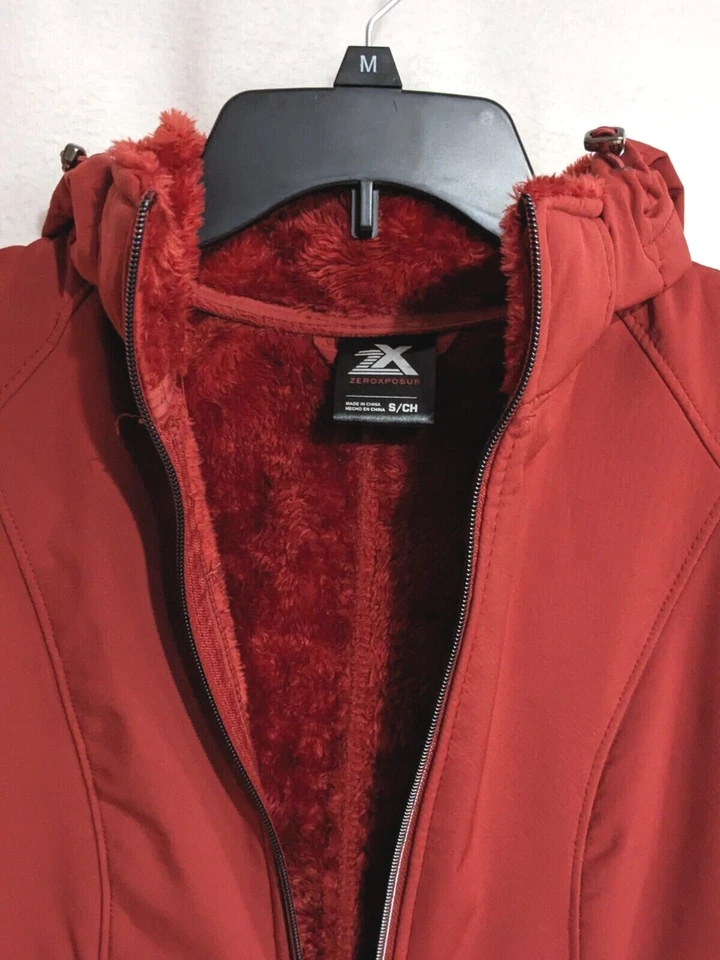 ZeroXposur Women Autumn Red Lillian Plush-Lined Soft Shell Jacket (X92310) S/XL - Image 3 of 4