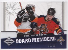 12-13 Limited Erik Gudbranson /25 Die Cut SP Board Members 2012
