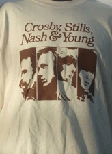 Crosby Stills Nash Young vtg T-shirt Unisex All sizes QT571