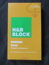 2024 H & R Block Basic Simple Tax Situations Software FAST AUTHENTIC DOWNLOAD