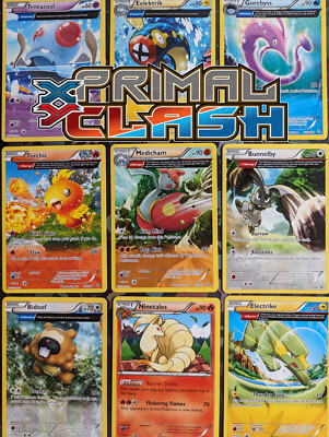 XY Primal Clash Pokemon Karte Singles Reverse Holo, selten, ungewöhnlich & häufig 2015