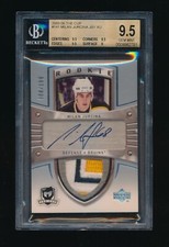 BGS 9.5 MILAN JURCINA 2005-06 THE CUP 141 PATCH RC AUTO /199 BOSTON BRUINS POP 4
