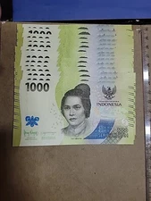 🇮🇩 Indonesia 1000 rupiah  2022  TBB-617  (each) UNC  Banknote 053124-11