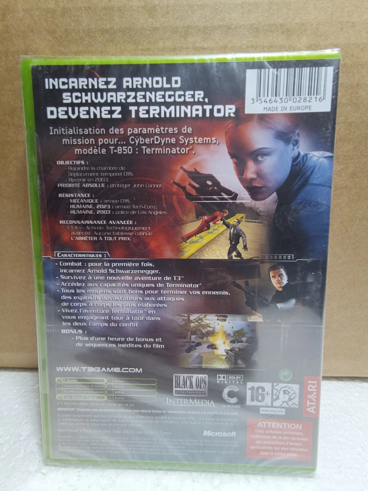 Terminator 3: Rise of the Machines XBOX, Factory Sealed, NEW, VGA Ready! RARE - Image 2 of 4