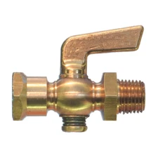 1/4" NPT Lever Handle  Brass Drain Pet Cock Valve Gas Air Engines Motor AC53