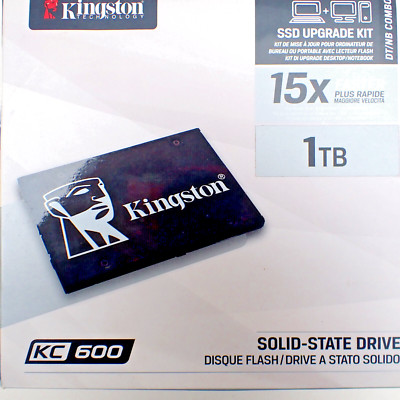 Kingston KC600 1TB SSD FESTPLATTE SSD UPGRADE KIT SKC600B/1024G